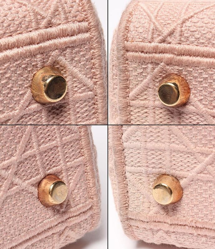 Christian Dior 2-Way Handbag Shoulder Bag Shoulder Crossbody Lady D-Lite Canage