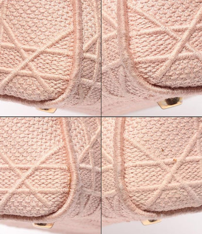 Christian Dior 2-Way Handbag Shoulder Bag Shoulder Crossbody Lady D-Lite Canage