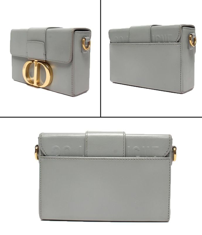 Christian Dior 2way Shoulder Bag Clutch Bag Crossbody Box Bag Women Christian