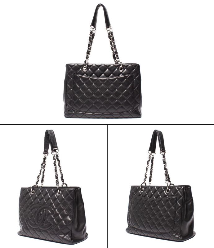 Chanel Chain Tote Shoulder Bag Shoulder Bag Silver Hardware Matelasse Gst