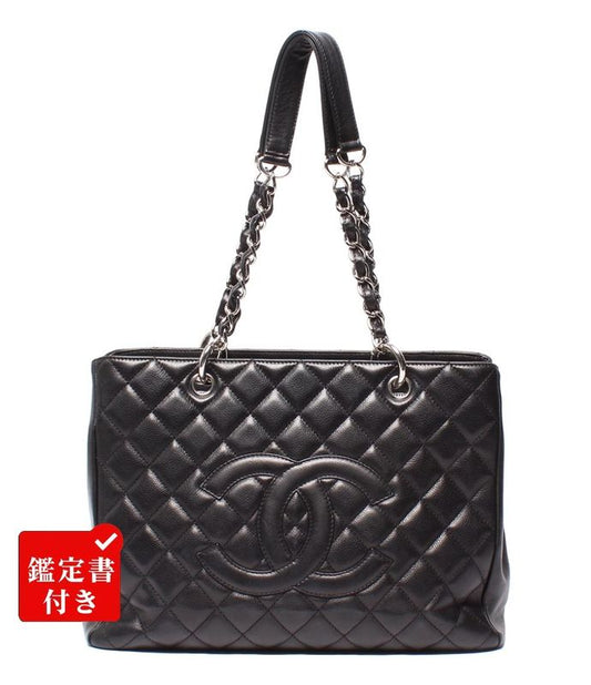 Chanel Chain Tote Shoulder Bag Shoulder Bag Silver Hardware Matelasse Gst