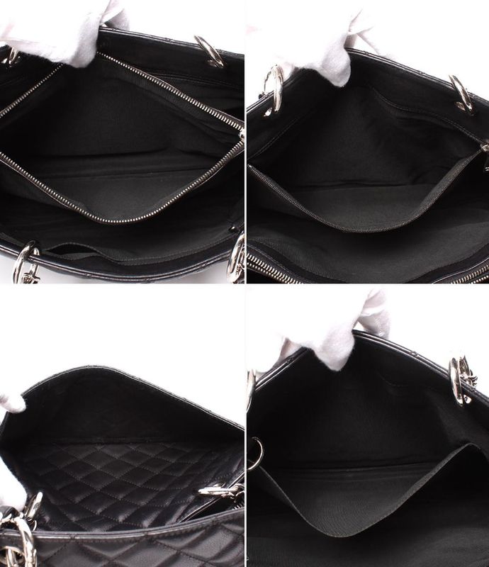 Chanel Chain Tote Shoulder Bag Shoulder Bag Silver Hardware Matelasse Gst