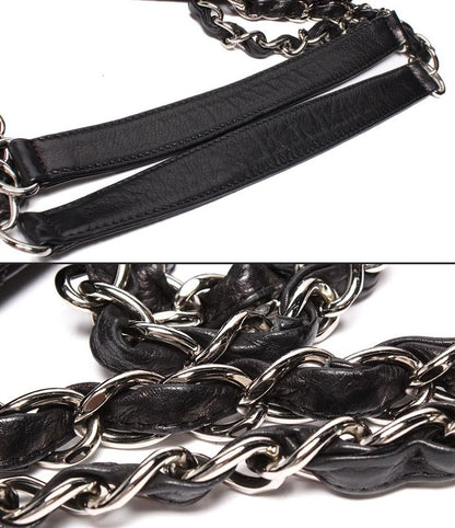 Chanel Chain Tote Shoulder Bag Shoulder Bag Silver Hardware Matelasse Gst