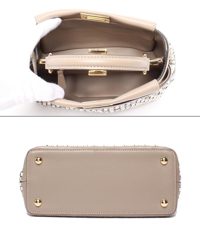 Fendi 2-Way Handbag Shoulder Bag Shoulder Crossbody Peekaboo Mini 8bn244 Ladies