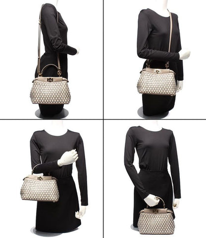 Fendi 2-Way Handbag Shoulder Bag Shoulder Crossbody Peekaboo Mini 8bn244 Ladies