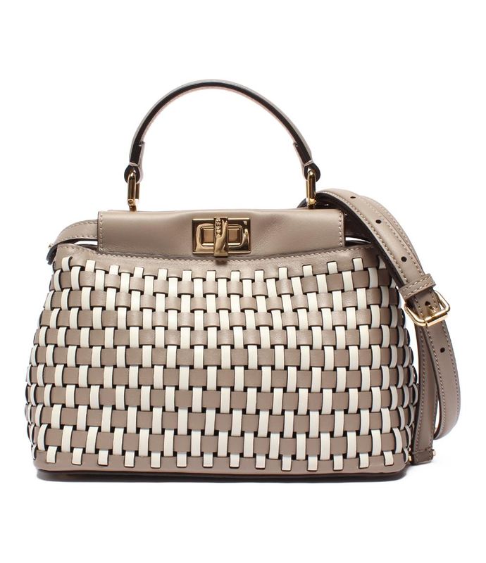 Fendi 2-Way Handbag Shoulder Bag Shoulder Crossbody Peekaboo Mini 8bn244 Ladies