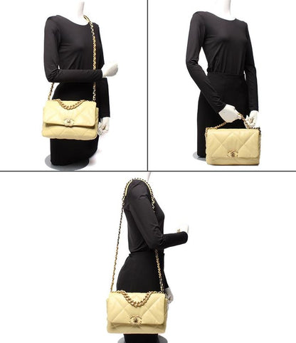 Chanel 2way Chain Shoulder Bag Matt Togo Old Hardware Matte Silver Hardware