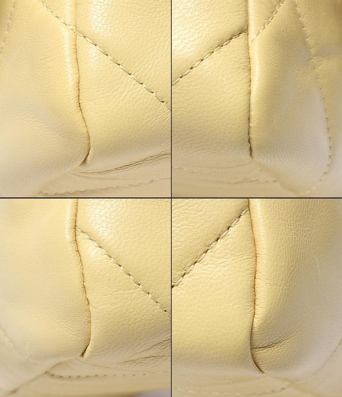 Chanel 2way Chain Shoulder Bag Matt Togo Old Hardware Matte Silver Hardware