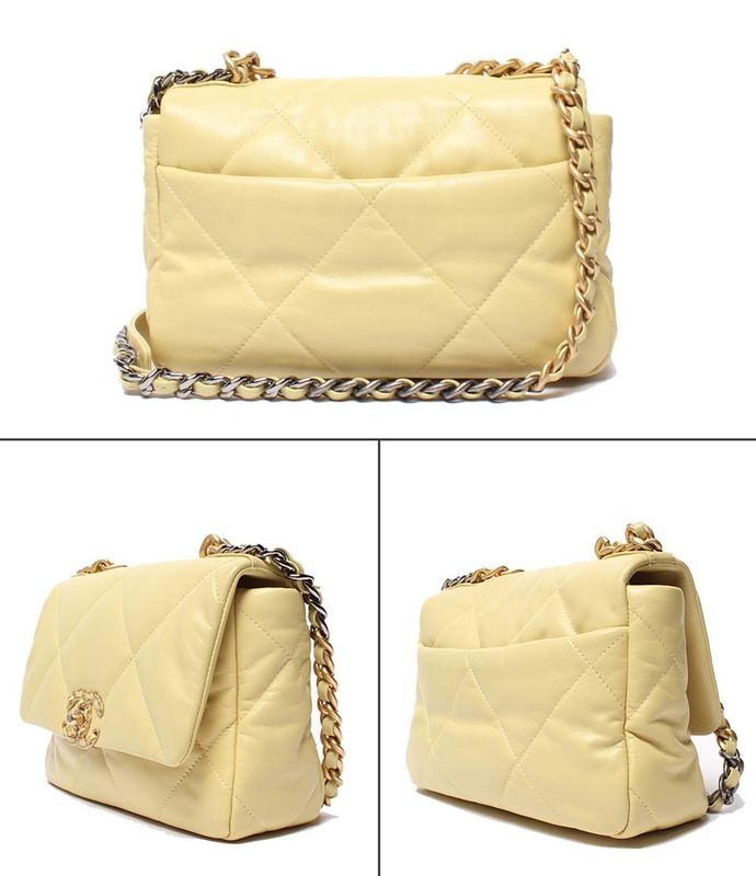 Chanel 2way Chain Shoulder Bag Matt Togo Old Hardware Matte Silver Hardware