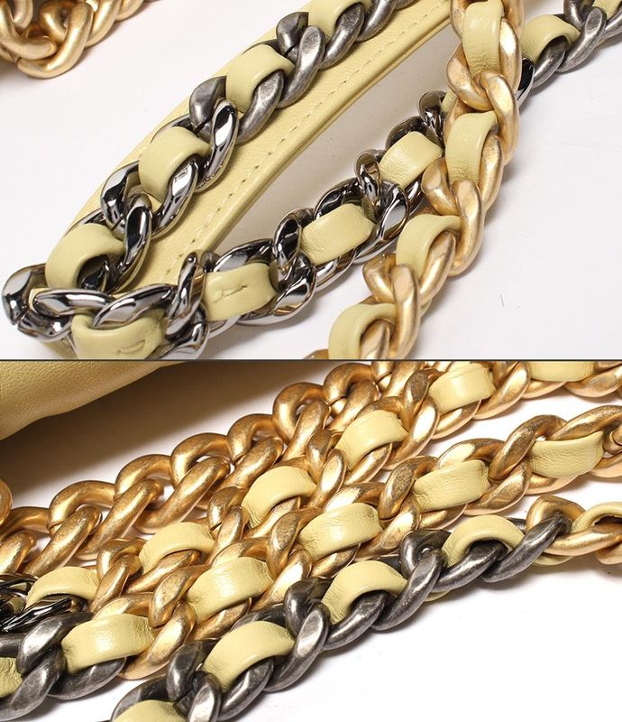 Chanel 2way Chain Shoulder Bag Matt Togo Old Hardware Matte Silver Hardware