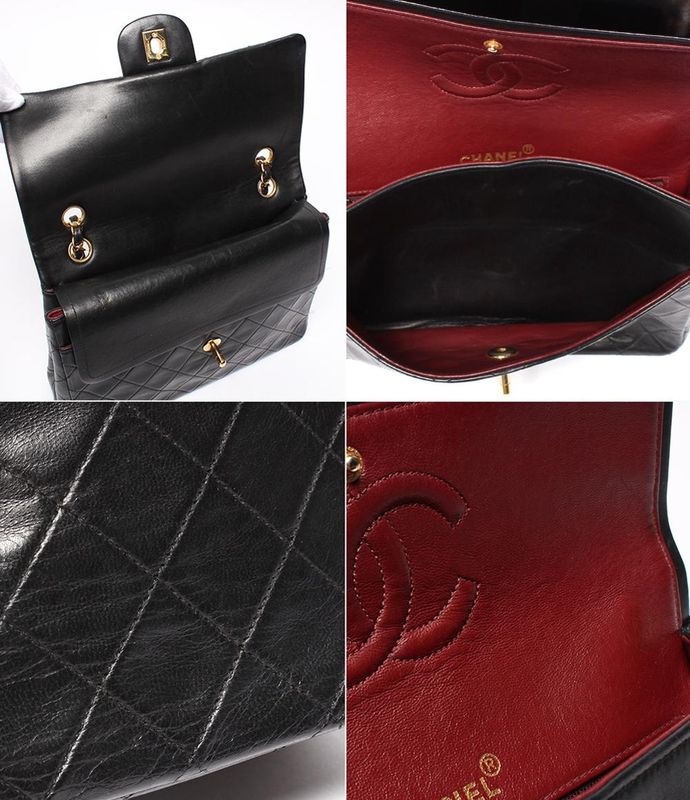 Chanel Chain Shoulder Bag Shoulder Gold Hardware 1st Double Flap Double Chain