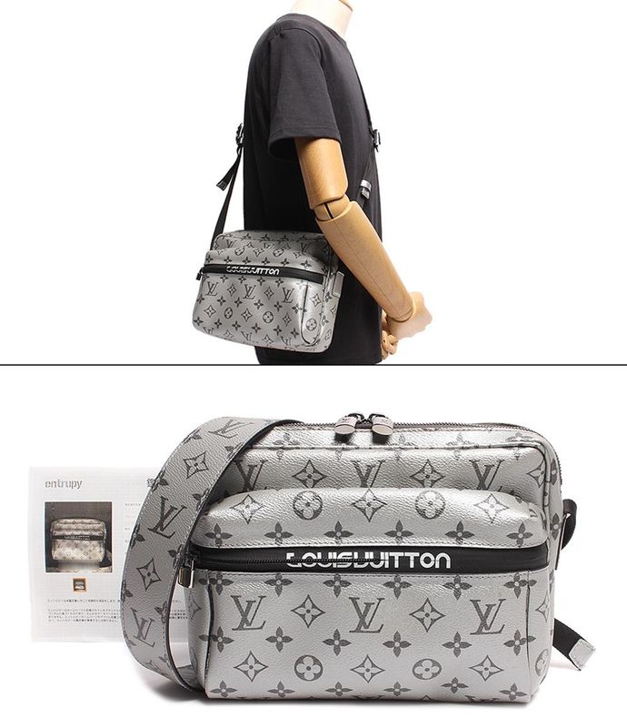 Louis Vuitton Shoulder Bag Silver Hardware Messenger PM M43859 Men's Louis