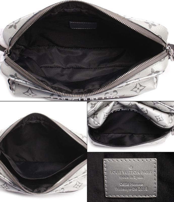 Louis Vuitton Shoulder Bag Silver Hardware Messenger PM M43859 Men's Louis