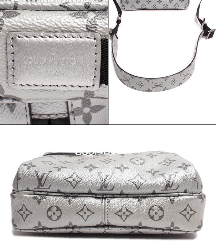 Louis Vuitton Shoulder Bag Silver Hardware Messenger PM M43859 Men's Louis