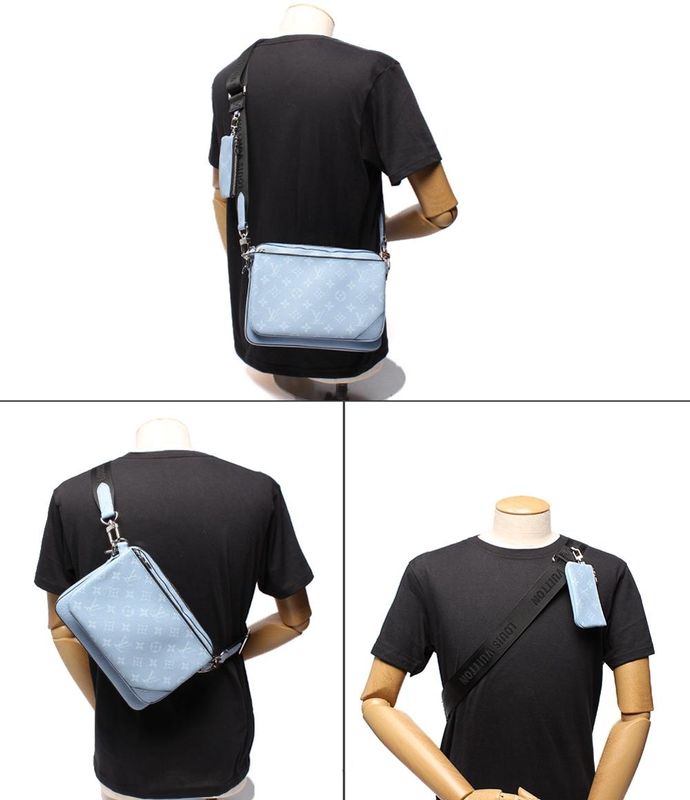 Louis Vuitton Shoulder Bag Shoulder Crossbody Modular Trio Messenger M14069 Men