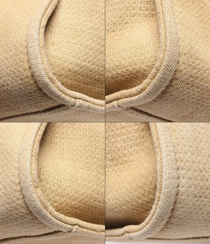 Chanel Tote Shoulder Bag Silver Hardware Deauville Tote Women's Chanel