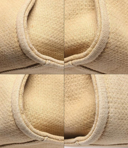 Chanel Tote Shoulder Bag Silver Hardware Deauville Tote Women's Chanel