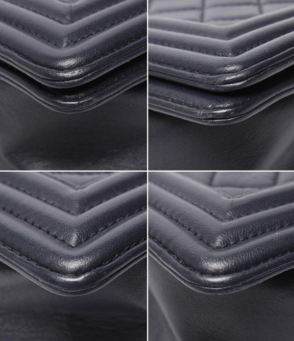 Chanel Chain Shoulder Bag Shoulder Crossbody Gold Hardware Lambskin Coco Mark