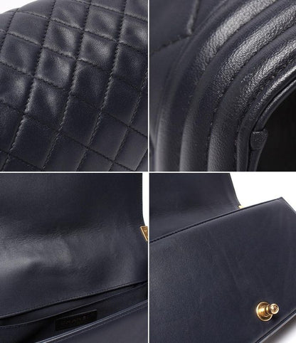 Chanel Chain Shoulder Bag Shoulder Crossbody Gold Hardware Lambskin Coco Mark