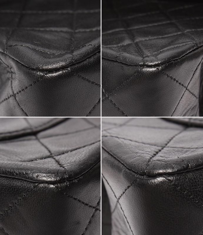 Chanel Chain Shoulder Bag Double Flap W Chain Gold Hardware Lambskin Matelasse