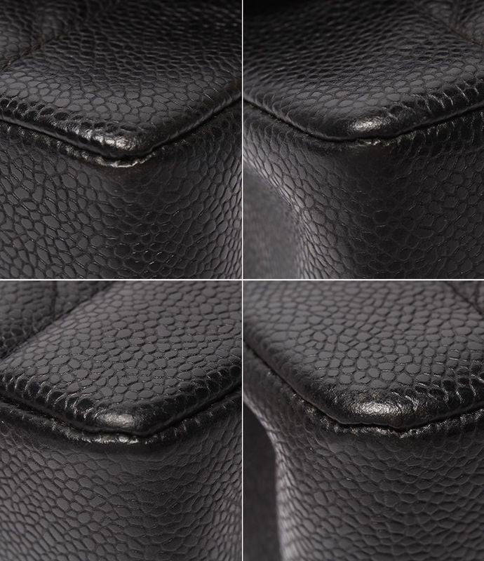 Chanel Chain Shoulder Bag Single Flap Single Chain Gold Hardware Diana Caviar