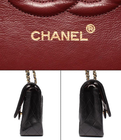 Chanel Handbag Shoulder Bag Shoulder Double Flap Double Chain Gold Hardware