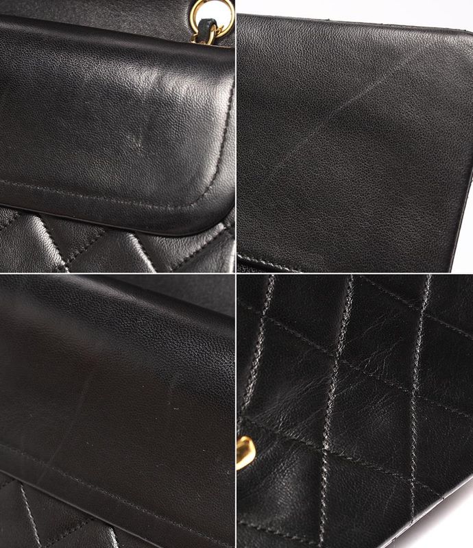 Chanel Handbag Shoulder Bag Shoulder Double Flap Double Chain Gold Hardware