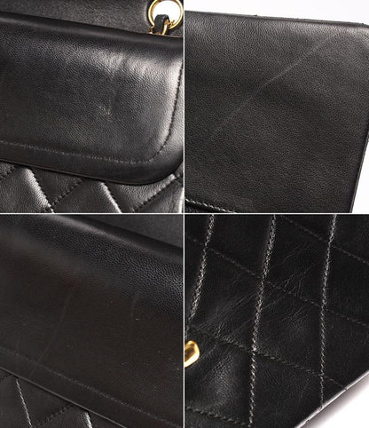 Chanel Handbag Shoulder Bag Shoulder Double Flap Double Chain Gold Hardware