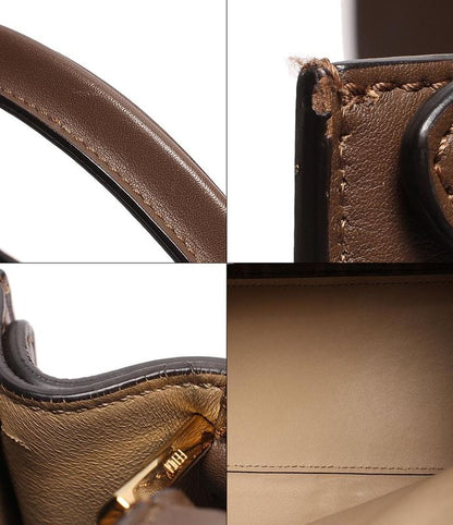 Fendi 2wayleather Handbag Gold Hardware Peekaboo X Light Medium 3bn310 A5e9