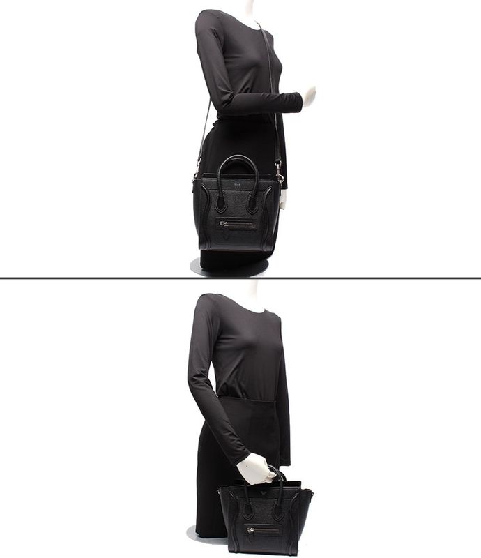 Celine 2way Handbag Shoulder Bag Crossbody Luggage Nano 189243 Women Celine