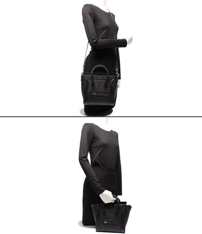 Celine 2way Handbag Shoulder Bag Crossbody Luggage Nano 189243 Women Celine