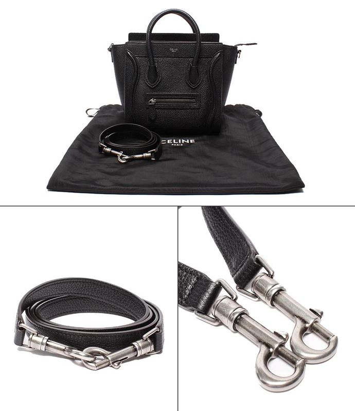 Celine 2way Handbag Shoulder Bag Crossbody Luggage Nano 189243 Women Celine