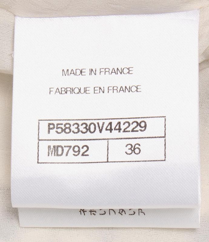 Chanel No Collar Tweed Jacket P58330v44229 Women's Size 36 (S) Chanel