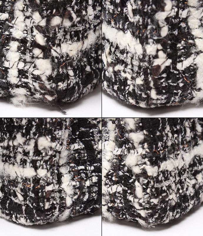 Chanel Shoulder Bag Handbag Shoulder Tweed Double Chain Double Flap Silver