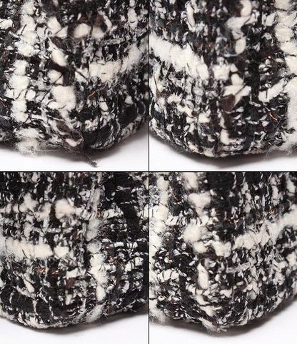 Chanel Shoulder Bag Handbag Shoulder Tweed Double Chain Double Flap Silver