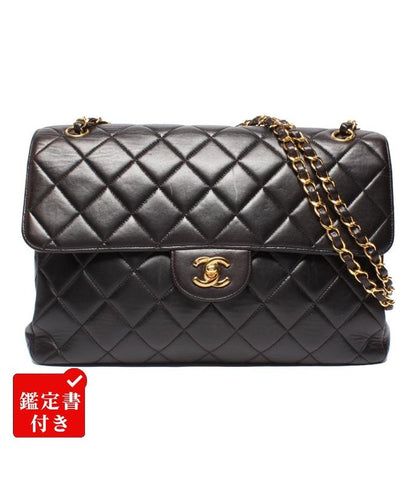 Chanel Shoulder Bag Double Flap W Chain Gold Hardware Shoulder Deca Matelasse