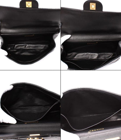 Chanel Shoulder Bag Double Flap W Chain Gold Hardware Shoulder Deca Matelasse