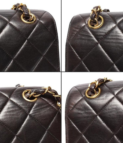 Chanel Shoulder Bag Double Flap W Chain Gold Hardware Shoulder Deca Matelasse