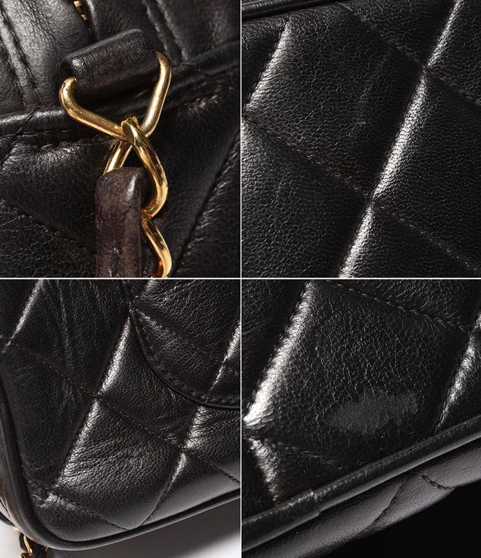 Chanel Chain Shoulder Bag Single Chain Crossbody Shoulder Gold Hardware