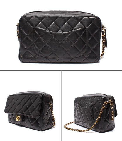 Chanel Chain Shoulder Bag Single Chain Crossbody Shoulder Gold Hardware