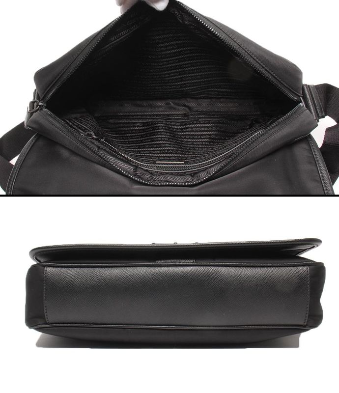 Prada Messenger Bag Shoulder Bag Linylon Crossbody 2vd039 Men's Prada