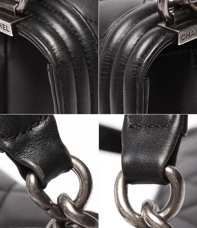 Chanel Chain Shoulder Bag Shoulder Vintage Silver Hardware Lambskin 19th Ladies