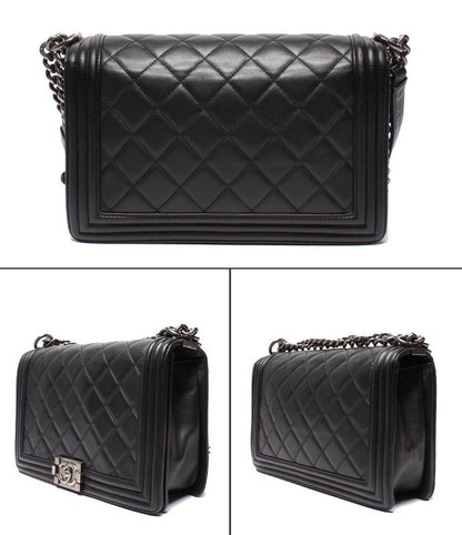 Chanel Chain Shoulder Bag Shoulder Vintage Silver Hardware Lambskin 19th Ladies