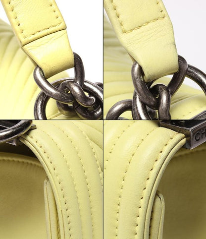 Chanel Chain Shoulder Bag Shoulder Crossbody Vintage Silver Hardware V Stitching