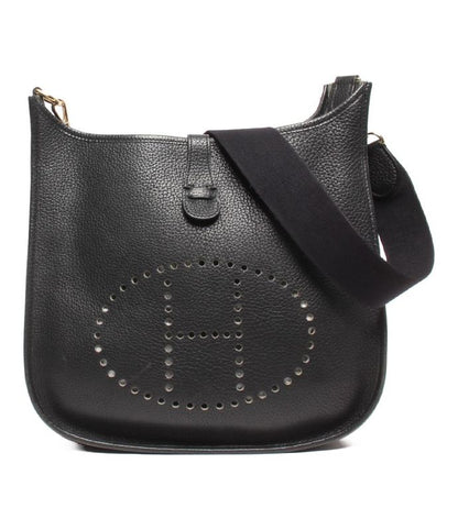 Hermes Shoulder Bag Shoulder Bag Engraved □P Gold Hardware Evelyn 1 GM Women's