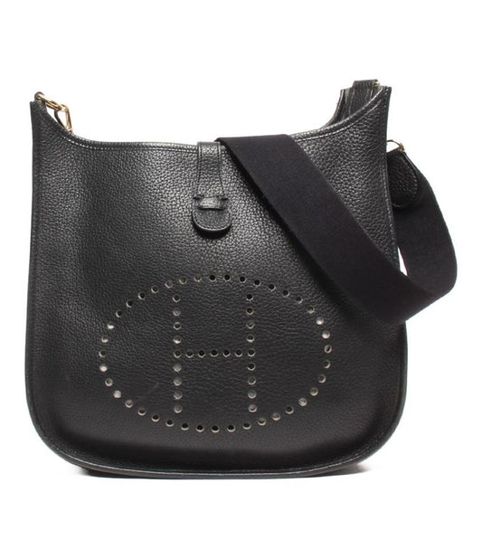 Hermes Shoulder Bag Shoulder Bag Engraved □P Gold Hardware Evelyn 1 GM Women's