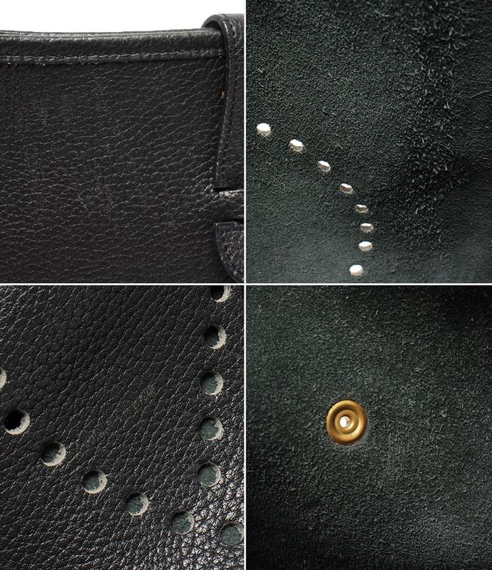 Hermes Shoulder Bag Shoulder Bag Engraved □P Gold Hardware Evelyn 1 GM Women's