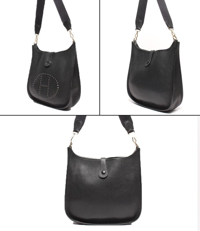 Hermes Shoulder Bag Shoulder Bag Engraved □P Gold Hardware Evelyn 1 GM Women's