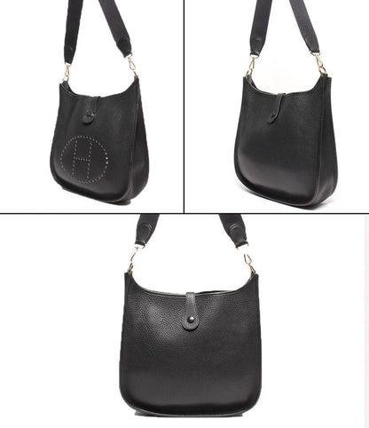 Hermes Shoulder Bag Shoulder Bag Engraved □P Gold Hardware Evelyn 1 GM Women's