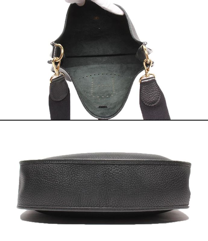Hermes Shoulder Bag Shoulder Bag Engraved □P Gold Hardware Evelyn 1 GM Women's